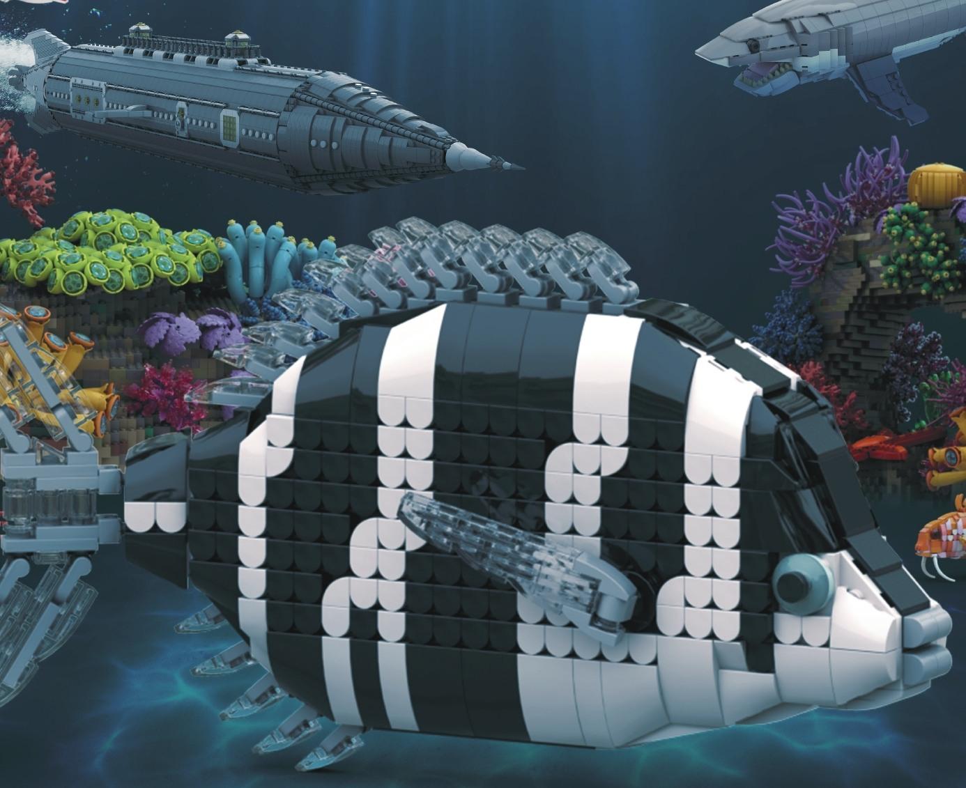Featured image for “De la Baie à l’océan – L’odyssée du Nautilus en briques Lego®”